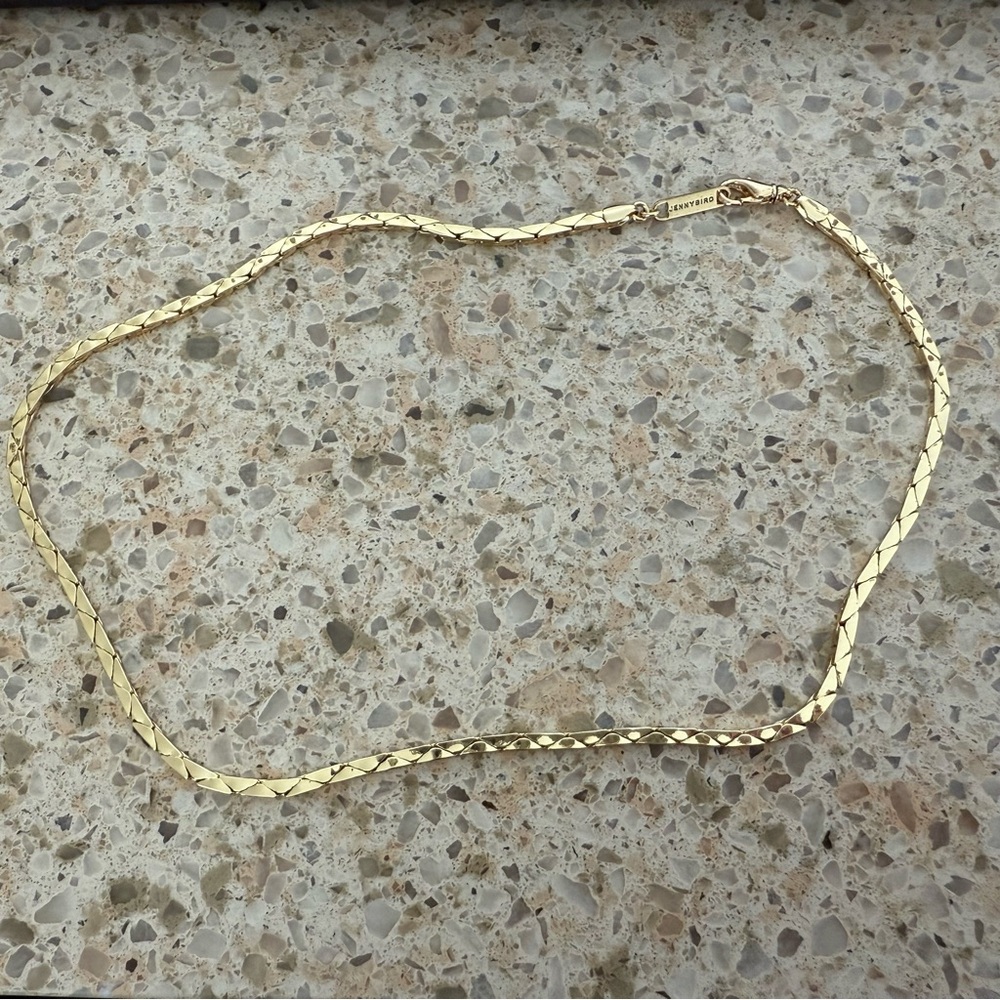 Jenny Bird Rae Gold Geometric Necklace